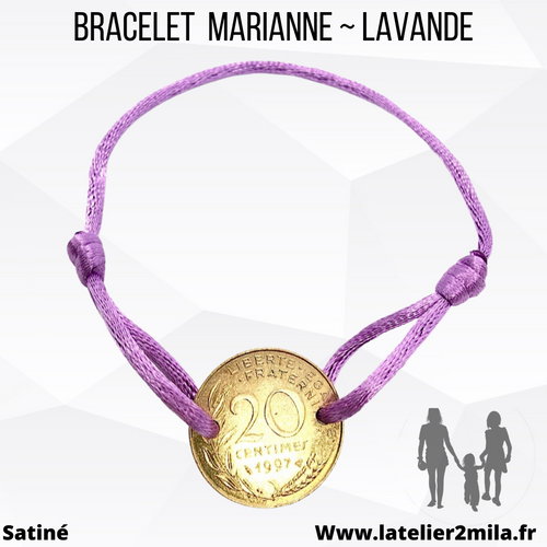 Bracelet Marianne ~ Lavande