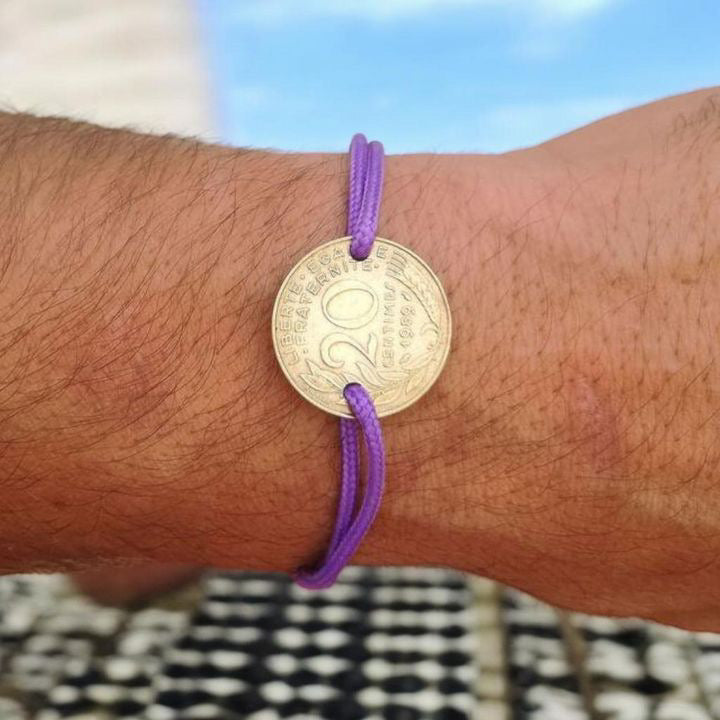 Bracelet Marianne ~ violine 1962-2000