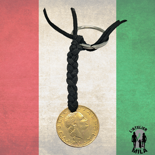 Porte-Clef italia doré