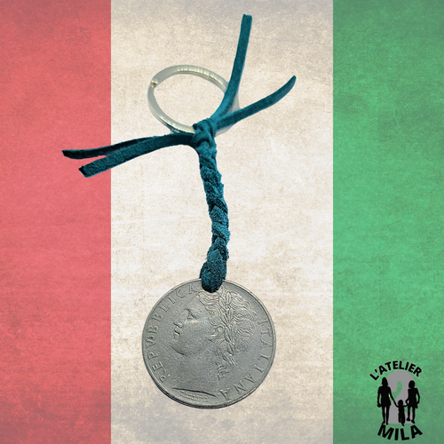 Porte-Clef italia argent