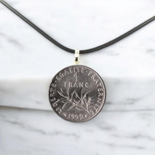 Collier ~ Semeuse  Paracorde 1960 - 1972
