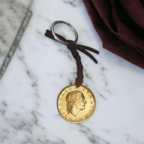 🇮🇹 Porte-clés “Lira” – Le bijou au charme italien