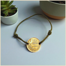 Charger l&#39;image dans la galerie, 💫 Bracelet “Guiraud 50 Francs” – L’audace française (1950–1953)