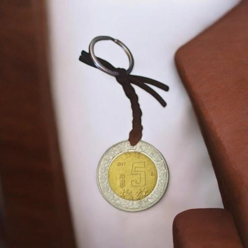 🇲🇽 Porte-clés “Pesos” – Le charme du Mexique vintage