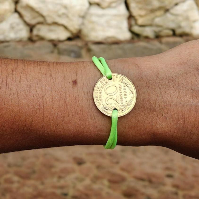Bracelet Marianne ~ Vert Anis 1962-2000