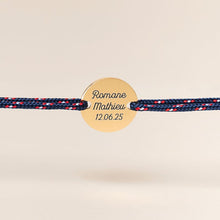 Charger l'image dans la galerie, 🤍 Bracelet Personnalisé doré – Prénom, Date ou Message