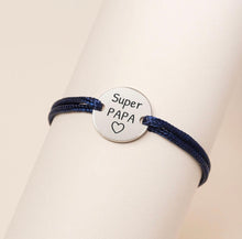 Charger l'image dans la galerie, 🤍 Bracelet Personnalisé Argenté – Prénom, Date ou Message