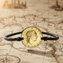 Charger l'image dans la galerie, 🇮🇹 Bracelet “Lira” – Un hommage à la célèbre monnaie italienne, symbole d’histoire et d’élégance
