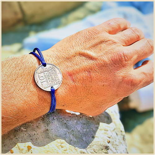 🕰️ Bracelet “Turin 10 Francs” – L’élégance d’après-guerre (1946–1949)