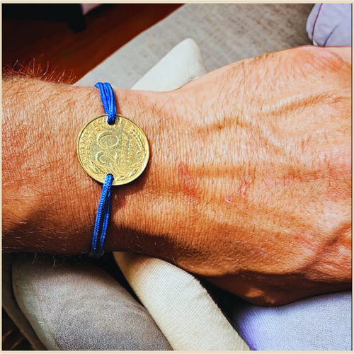 💙 Bracelet “Marianne Bleu” – Le charme de la tradition (1962–2000)