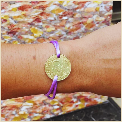 💜 Bracelet “Marianne Lavande” – La douceur provençale (1962–2000)