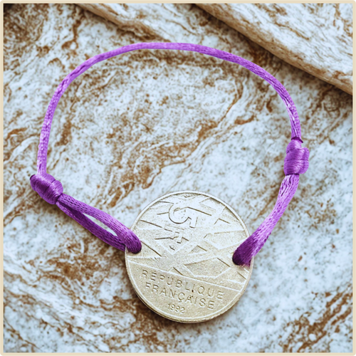 🧵 Bracelet “Mendes 1992” – L’héritage du franc (1992)