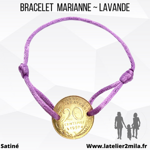 Bracelet Marianne ~ Lavande