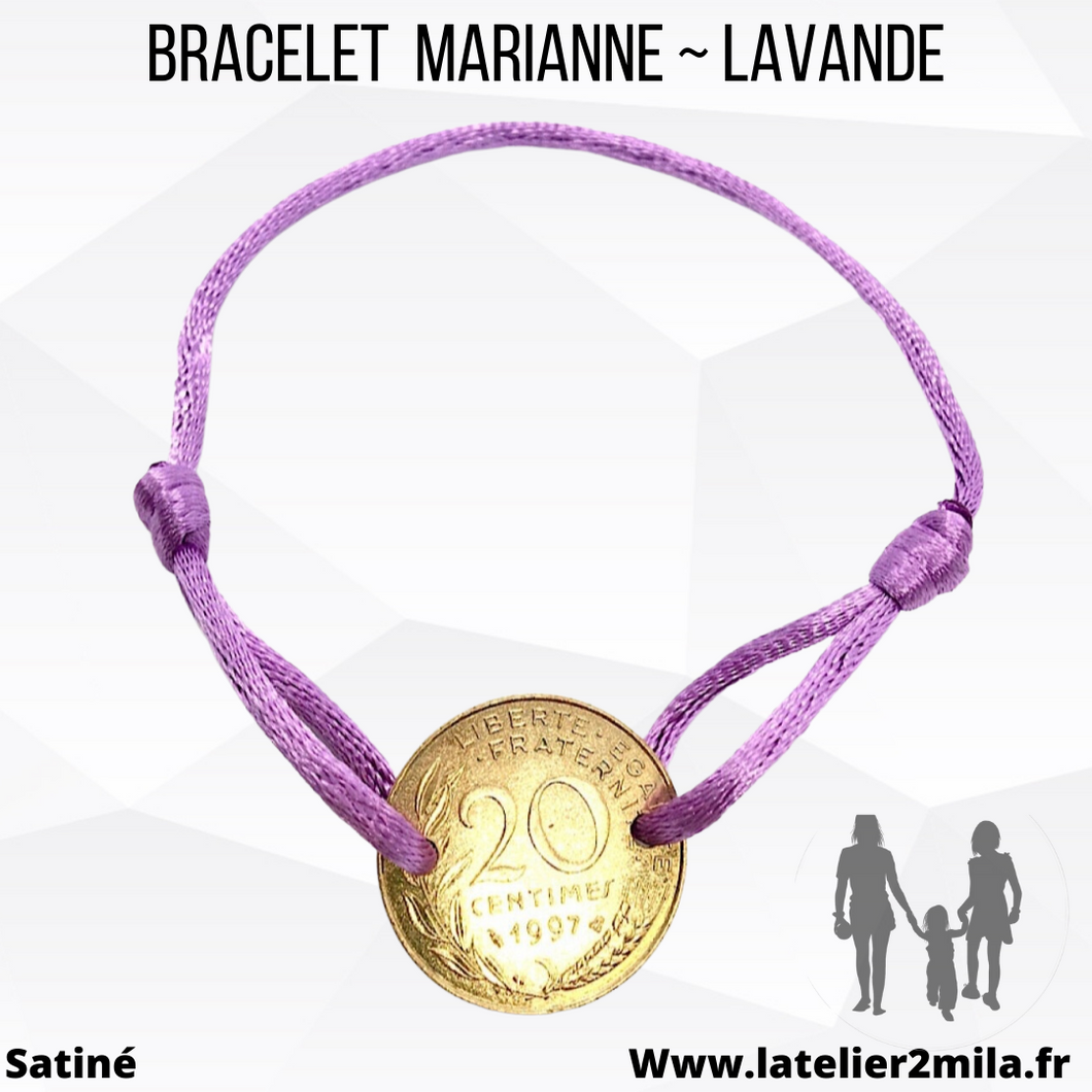 Bracelet Marianne ~ Lavande