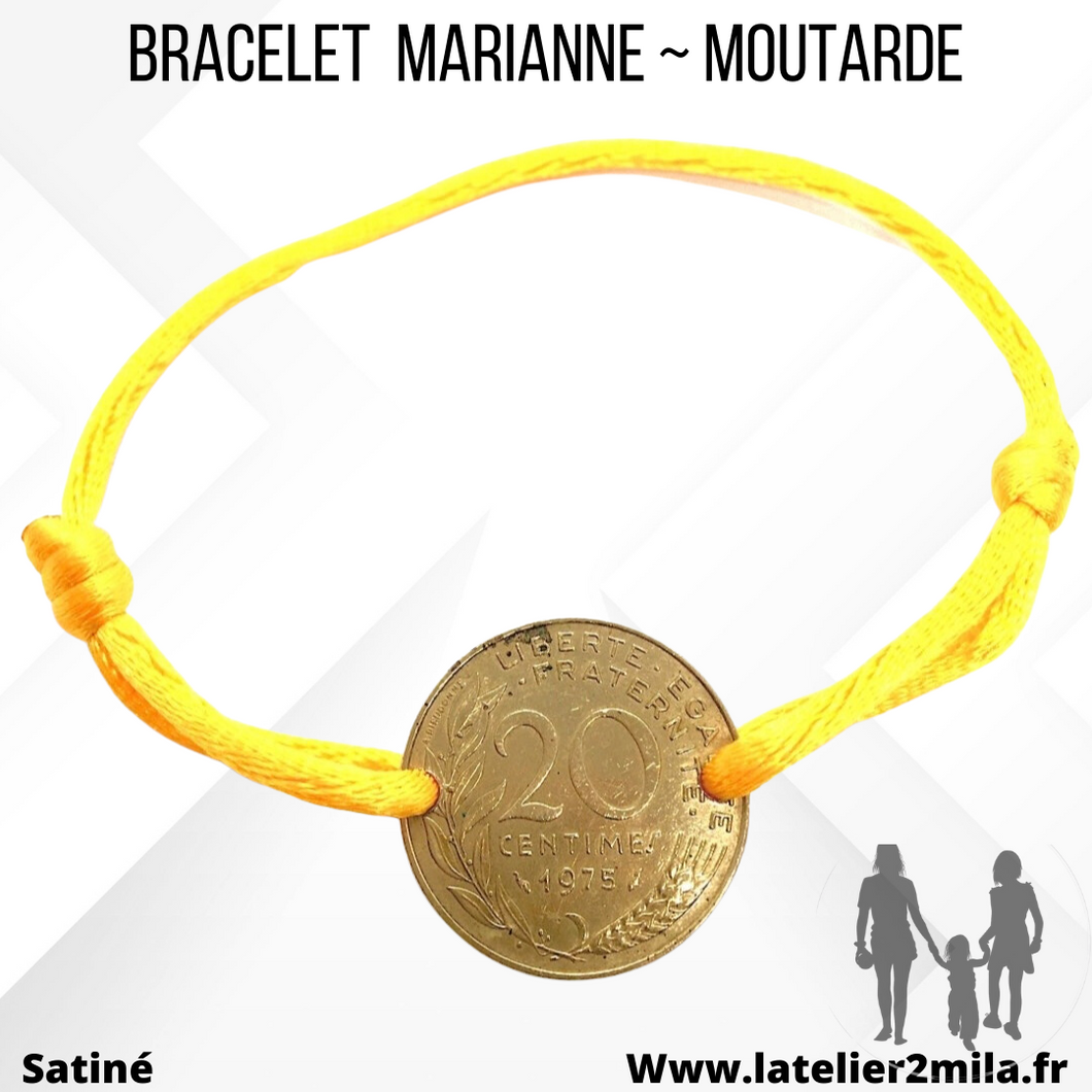 Bracelet Marianne ~ Moutarde 1962-2000