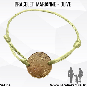 Bracelet Marianne ~ Olive