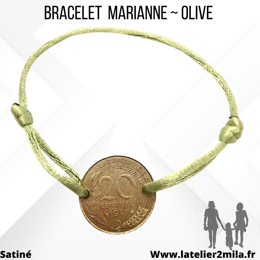Bracelet Marianne ~ Olive