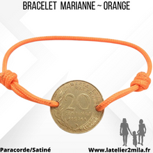Charger l&#39;image dans la galerie, Bracelet Marianne  ~ Orange