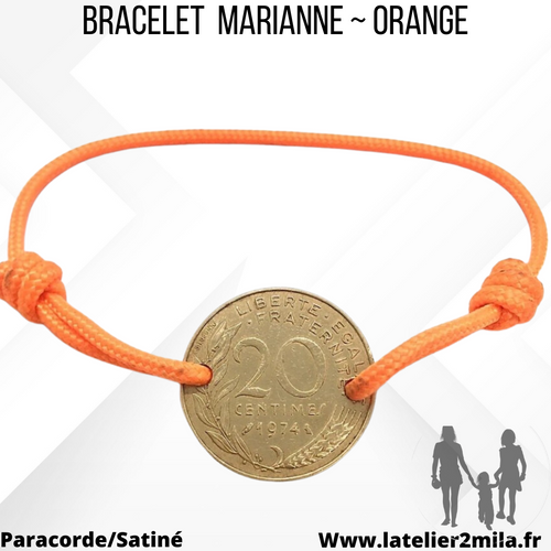 Bracelet Marianne  ~ Orange