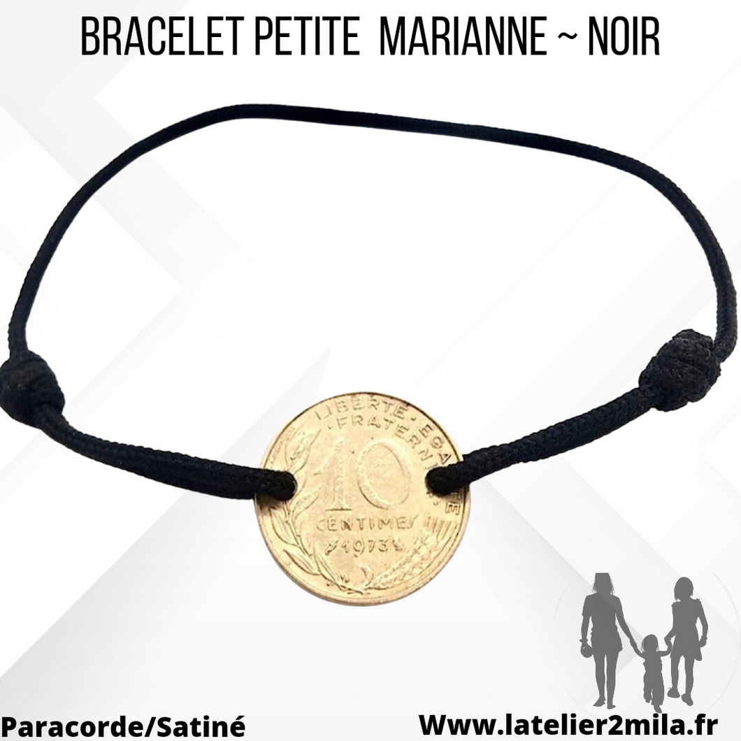 Bracelet Petite Marianne ~ Noir