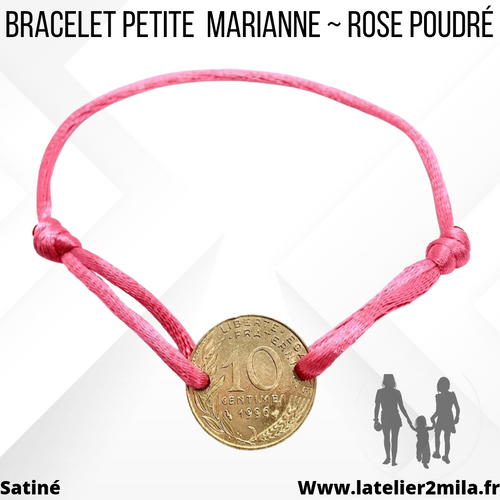 Bracelet Petite Marianne ~ Rose Poudré 1962-2000