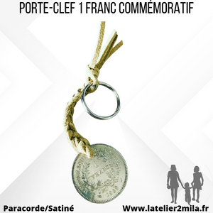 Porte-Clef 1 Franc Commémorative 1989