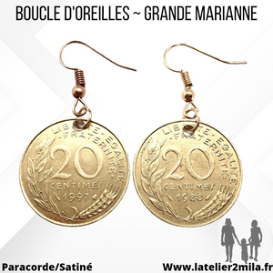 Boucles d’oreilles ~ Grande Marianne