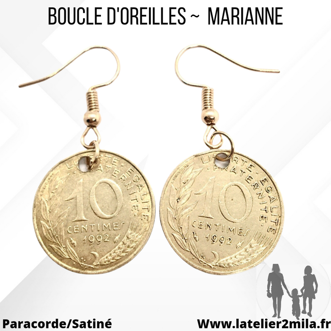 Boucles d’oreilles ~ Marianne