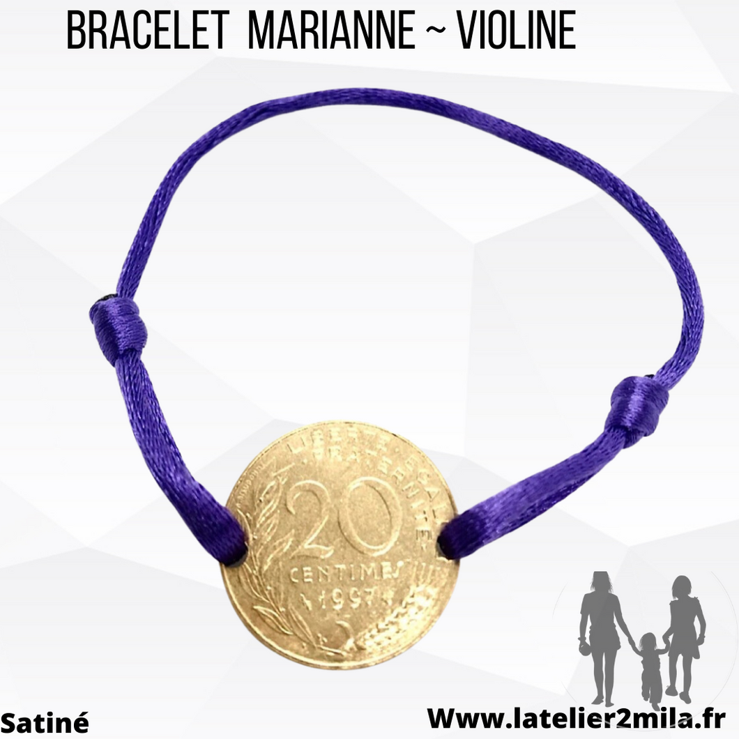 Bracelet Marianne ~ Violine
