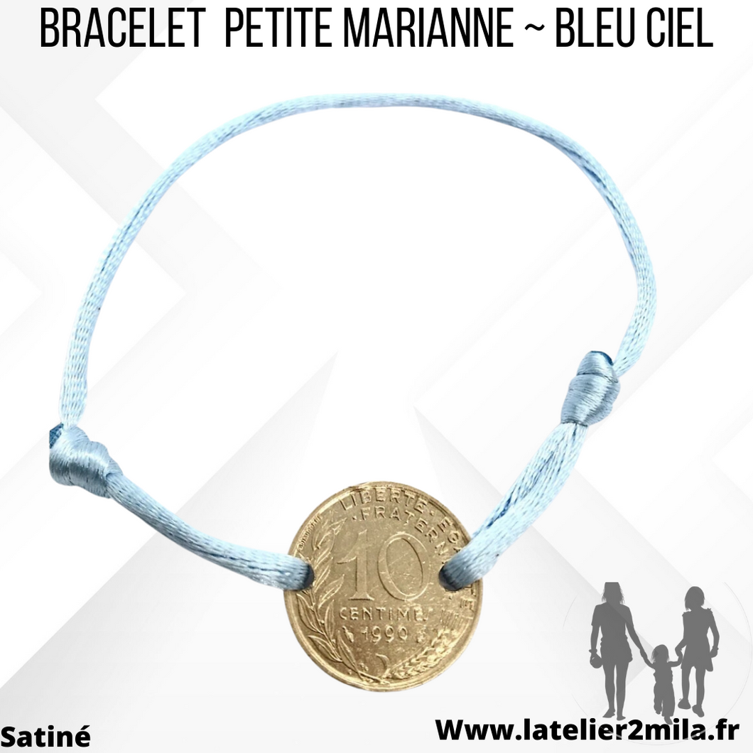 Bracelet Petite Marianne ~ Bleu ciel