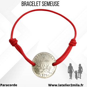 Bracelet semeuse Paracorde