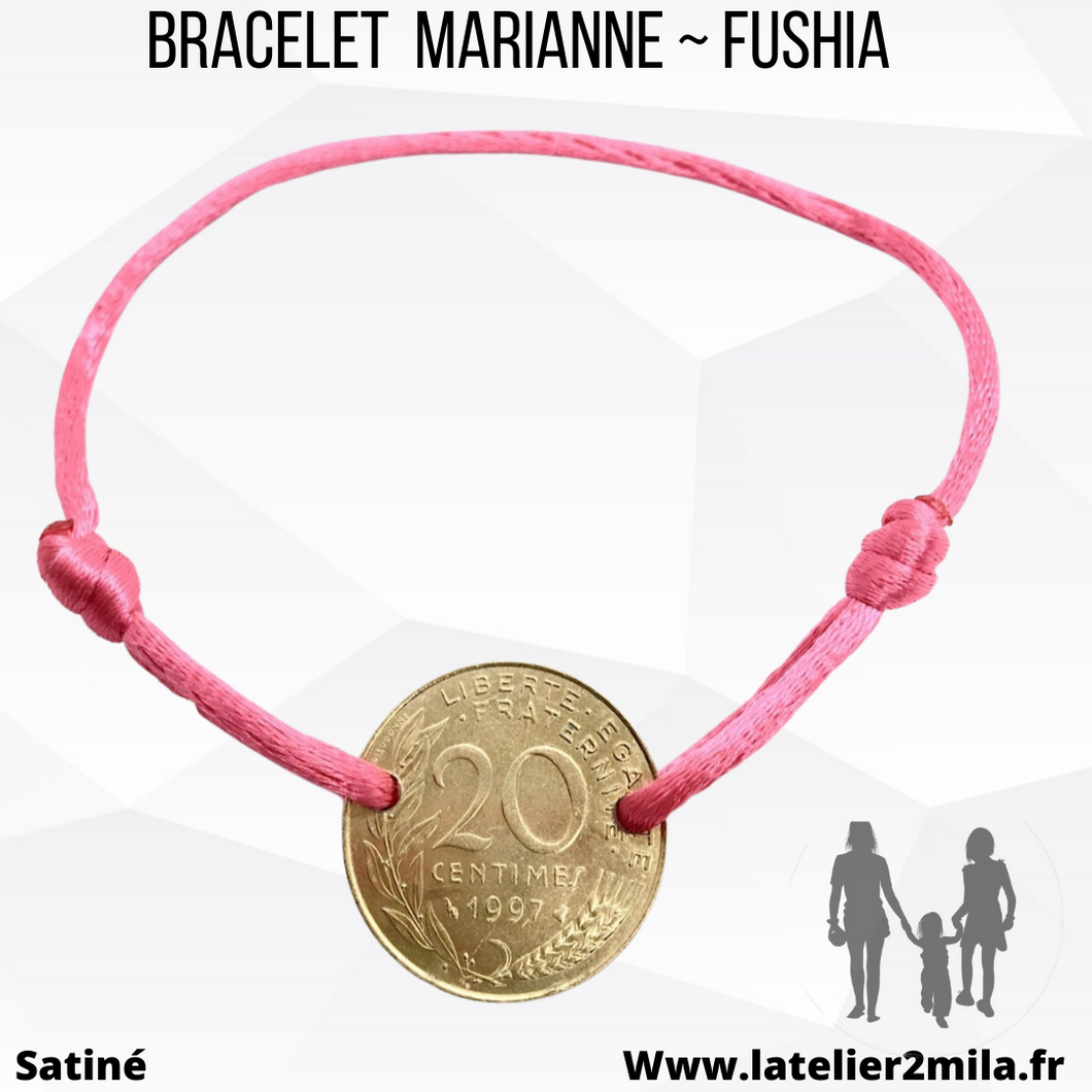 Bracelet Marianne ~ Fushia