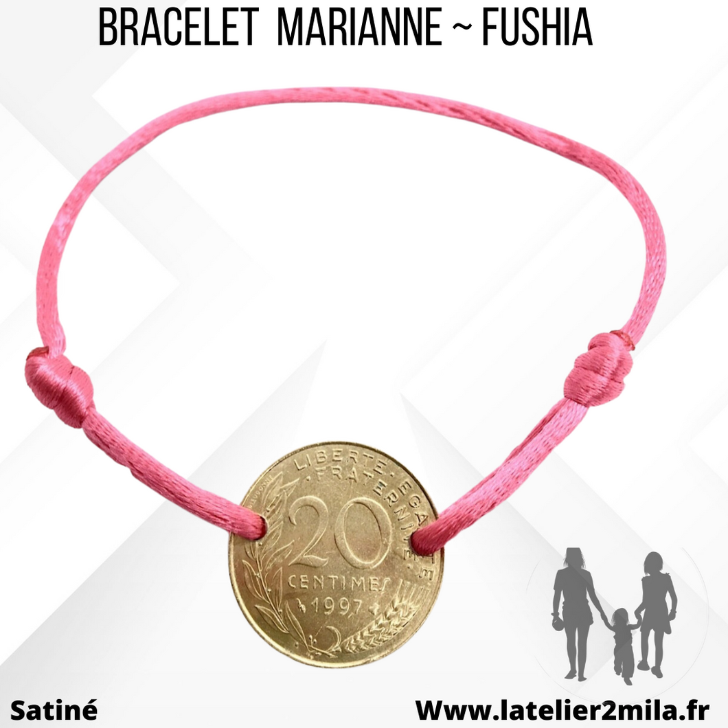 Bracelet Marianne ~ Fushia