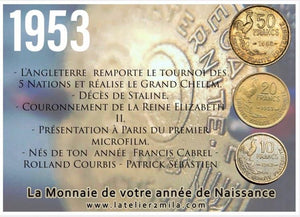 Carte de mon année de naissance